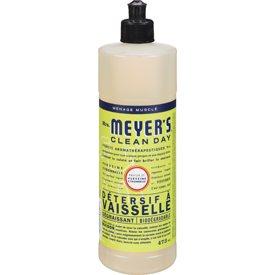 Mrs. Meyer’s Clean Day Détersif à Vaisselle Parfum de Verveine Citronnelle 473 ml, 1,69 $/100ml