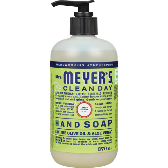 Mrs. Meyer's Clean Day Hand Soap Lemon Verbena Scent 370 ml, $2.16/100ml