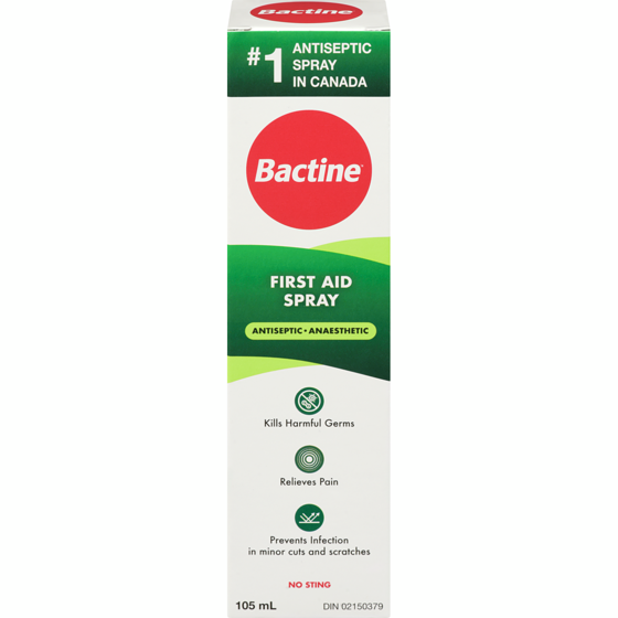 Bactine Liquid First-Aid Pump Spray 105 ml, $8.56/100ml