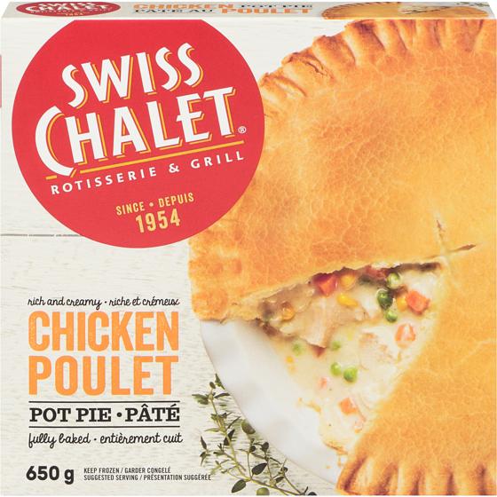 Swiss Chalet Chicken Pot Pie 650 g, $1.54/100g