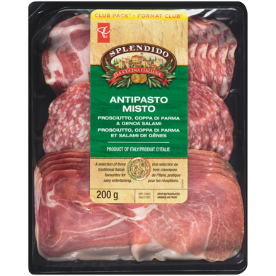 PC Splendido Antipasto Misto Club Pack  200 g, $7.00/100g