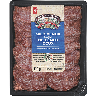 PC Splendido Mild Genoa Salami 100 g, $7.00/100g