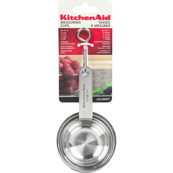 Kitchen Aid Stainless Steel Measuing Cups 1 ea, $22.00/1ea