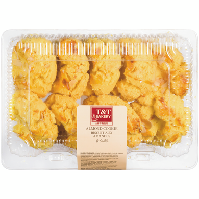T&T Biscuits aux amandes 304 g, 1,32 $/100g