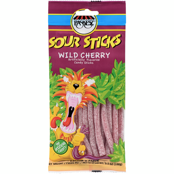 Paskesz Sour Sticks casher 100 g, 5,49 $/100g