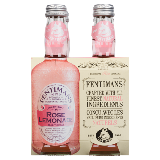 Fentimans Traditional Rose Lemonade Crafted Botanical Drink, case 4x275.0 ml, $0.95/100ml