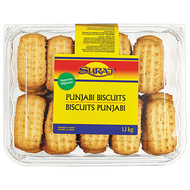 Suraj Biscuits punjabi, végétariens 1.1 kg, 0,48 $/100g