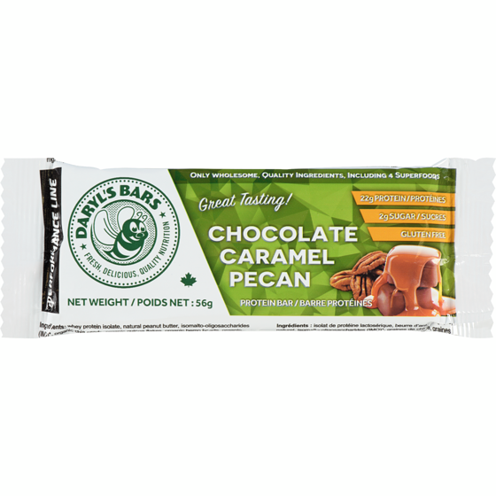 Daryl's Protein Bar Chocolate Caramel Pecan 58 g, $5.67/100g