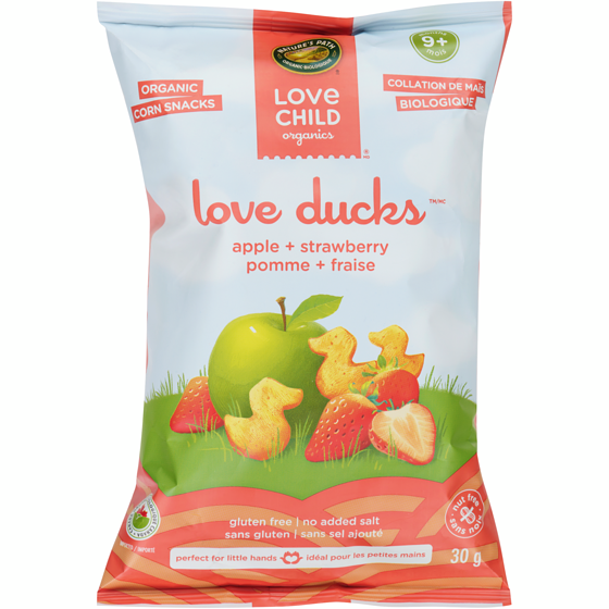 Love Child Organics Collation pomme + fraise Love Ducks 30 g, 7,63 $/100g