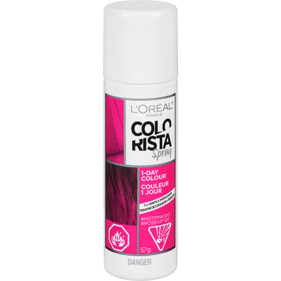 L'Oreal Paris Colorista Spray 1-Day Colour #Hotpink100 1 ea, $14.61/1ea