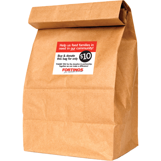 null Food Donation Bag 1 ea, $10.00/1ea