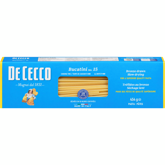 De Cecco Pasta Bucatini No. 15 450 g, $0.83/100g