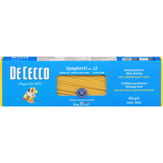 De Cecco Spaghetti 454 g, $0.77/100g