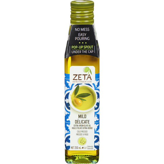 Zeta Kosher Extra Virgin Olive Oil Cold Pressed, Mild 250 ml, $4.52/100ml