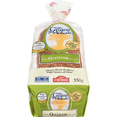 St Methode Quinoa Bread 550 g, $0.73/100g