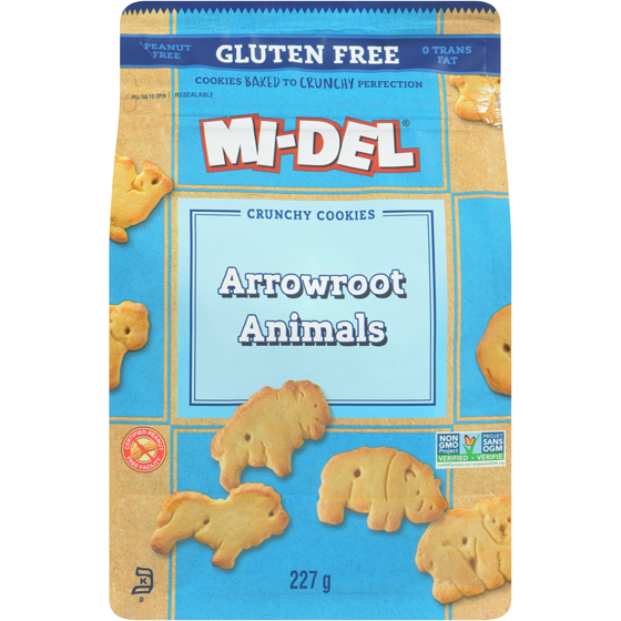Midel Gluten Free Arrowroot Animals Crunchy Cookies 227 g, $3.08/100g
