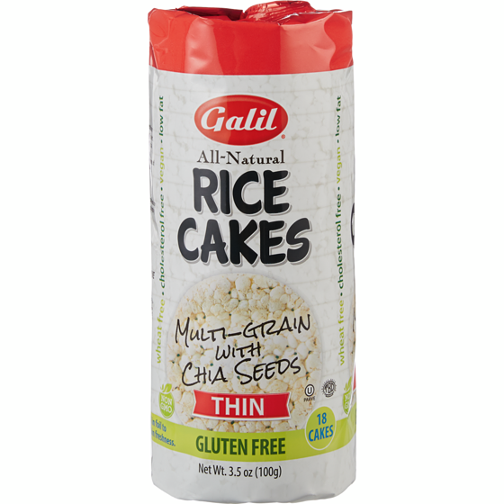 Galil Kosher Rice Cake, Multigrain with Chia 100 g, $3.29/100g