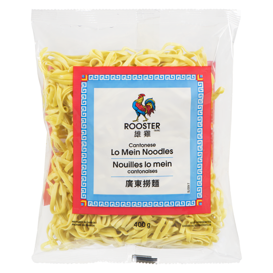 Rooster Lo Mein Noodles Cantonese 400 g, $0.75/100g