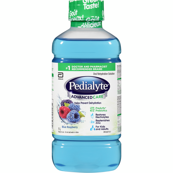 Pedialyte AdvancedCare®, Liquid Electrolyte Solution, Blue Raspberry 1000 ml, $1.30/100ml