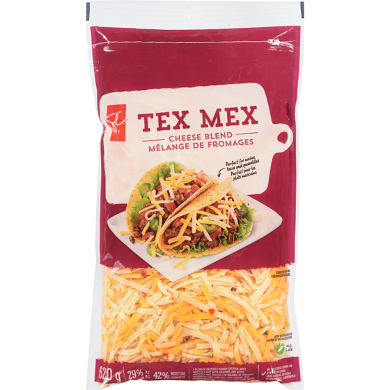 PC Tex Mex Shredded Cheese Blend PC.ca