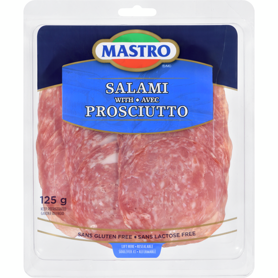 Mastro Salami avec prosciutto 125 g, 6,63 $/100g