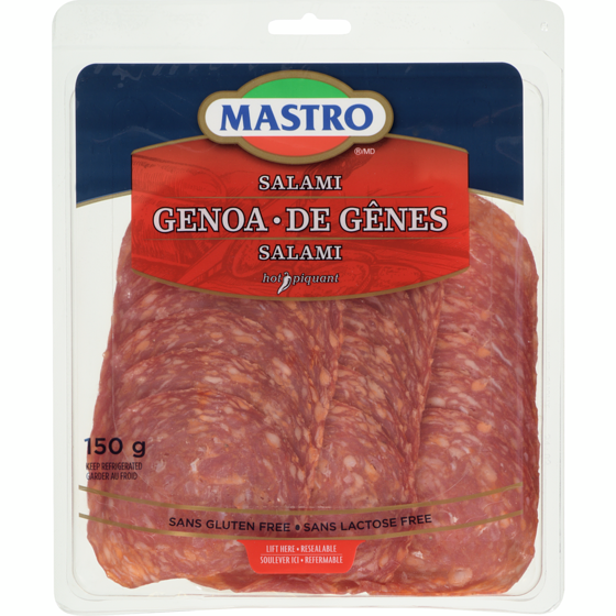 Mastro Salami de Gênes Piquant 150 g, 5,53 $/100g
