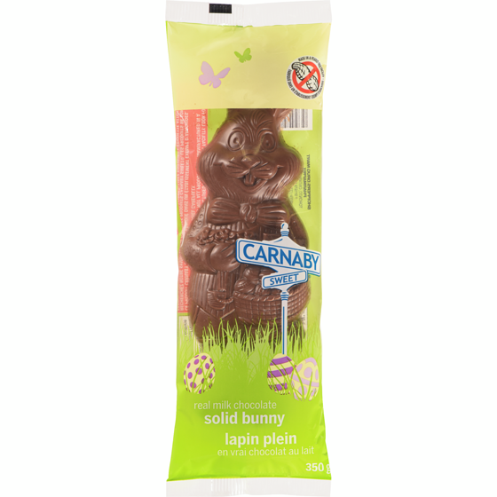 Carnaby Sweet Real Milk Chocolate Solid Bunny 350 g, $1.29/100g
