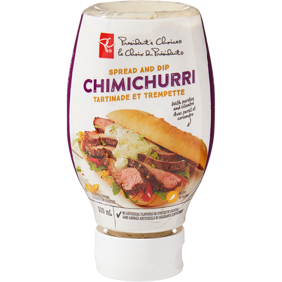 President's Choice Chimichurri Spread and Dip 300 ml, $1.17/100ml