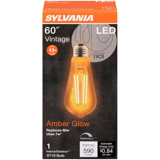 Sylvania 15000 Hour LED 6W ST19 1 ea, $8.50/1ea