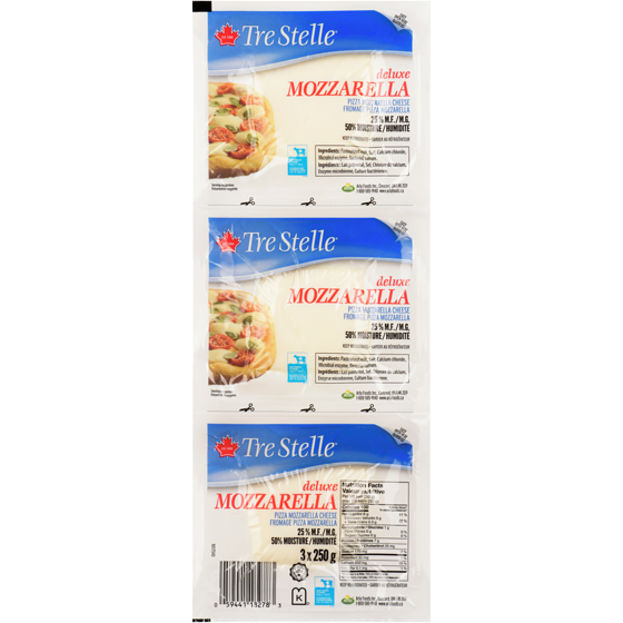 Tre Stelle Mozzarella Cheese, Club Pack 750 g, $2.40/100g