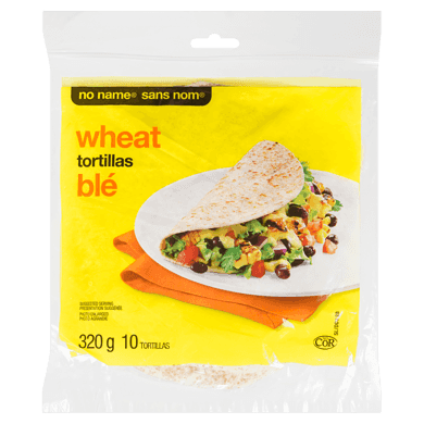 No Name 10 Wheat Tortillas 320 g, $0.84/100g