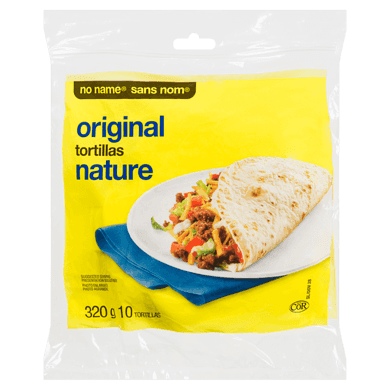 No Name 10 Original Tortillas 320 g, $0.94/100g