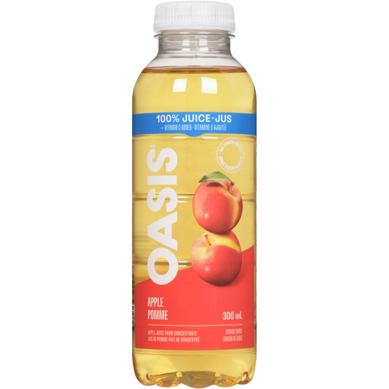 Oasis Classic 100% Apple Juice 300 ml, $0.60/100ml