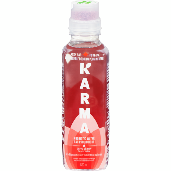 Karma Wellness Water Probiotics Berry Cherry 532 ml, $0.71/100ml