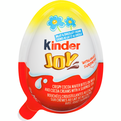 Kinder Joy Chocolate Eggs with Toys, 1 Egg 20 g, $10.00/100g