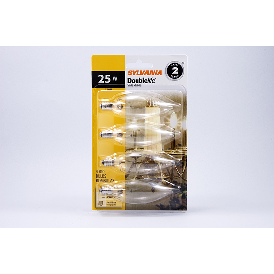 Sylvania 3000 Hour Bulb 25W B10 CAN 1 ea, $1.13/1ea
