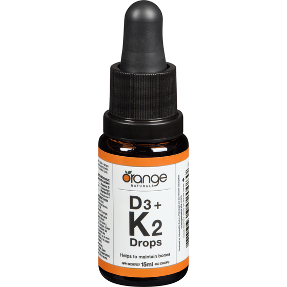 Orange Naturals D3 + K2 Drops 15 ml, $119.93/100ml