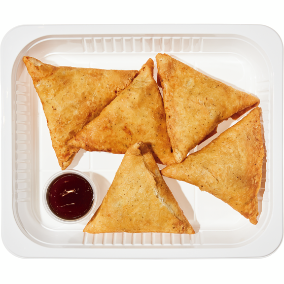 null Vegetable Samosas, 5 pack 595 g, $2.18/100g