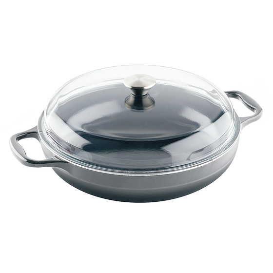 PC Cast Iron Braiser Pan, Grey 3.5Qt PC.ca