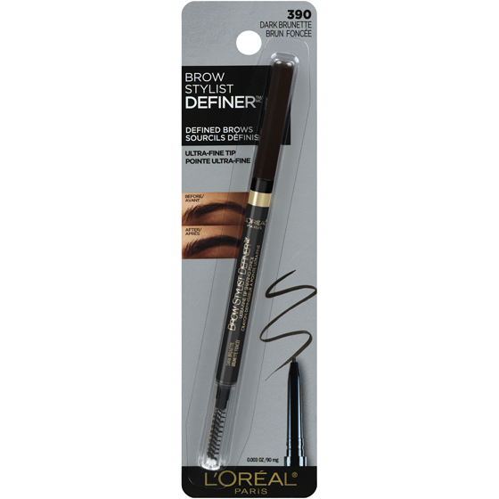 L'Oreal Paris Eyebrow Pencil Brow Stylist Definer, Dark Brunette 0.24 g, $5,829.17/100g
