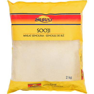 Suraj Semoule de blé (sooji) 2 kg, 0,35 $/100g