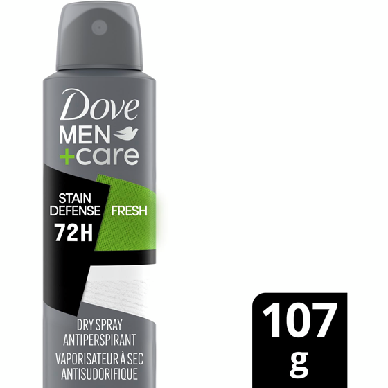 Dove Dry Spray Antiperspirant Stain Defense Fresh 107 g, $9.34/100g