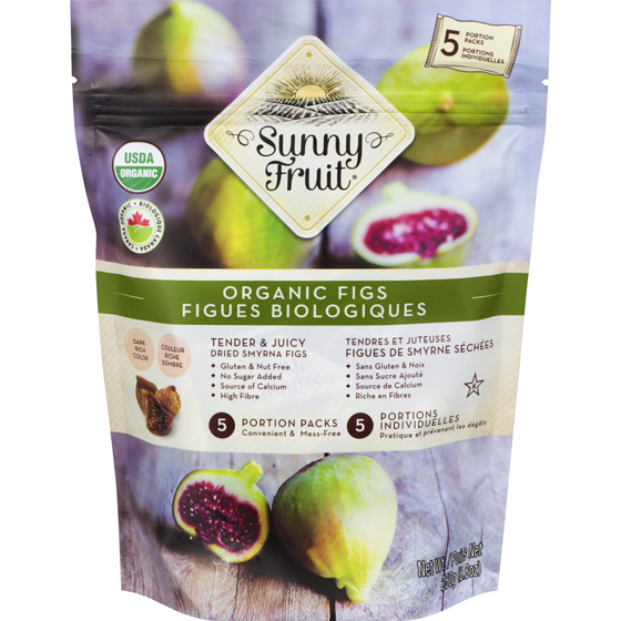 null Figues biologiques séchées 250 g, 2,80 $/100g