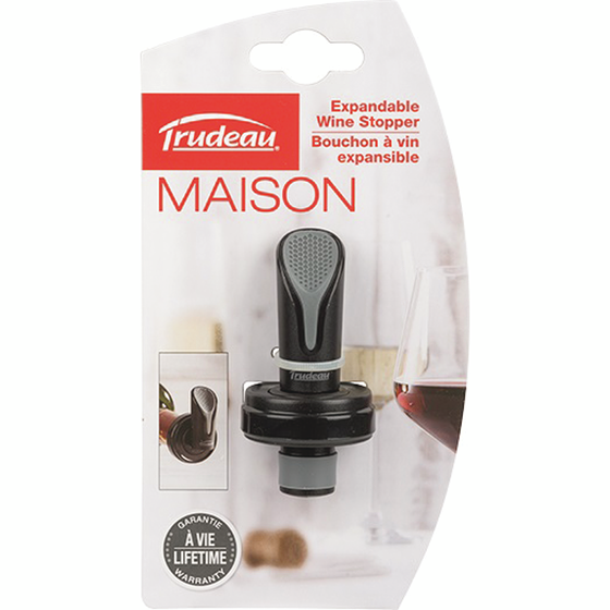 Trudeau Expandable Wine Stopper 1 ea, $8.00/1ea
