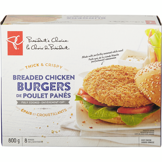 PC Chicken Burgers PC.ca