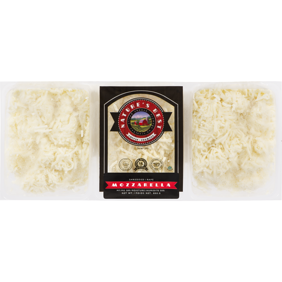 Nature's Best Kosher Shredded Mozzarella Cheese 800 g, $4.25/100g