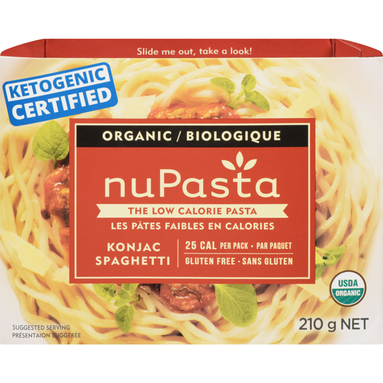nuPasta Pâtes alimentaires spaghetti biologiques 210 g, 2,04 $/100g