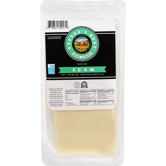 Nature's Best Edam Cheese in Slices 170 g, $4.70/100g
