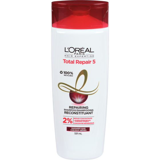 L'Oreal Paris Hair Expertise Shampoo Total Repair 591 ml, $1.94/100ml