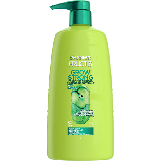 Garnier Fortifying Shampoo + Apple Extract For Healthier, Shinier Hair 1000 ml, $1.05/100ml